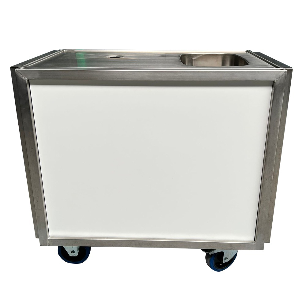 Frame mobiele bar – uitklapbaar RVS - Afbeelding 4