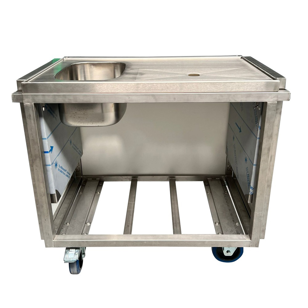 Frame mobiele bar – uitklapbaar RVS - Afbeelding 2
