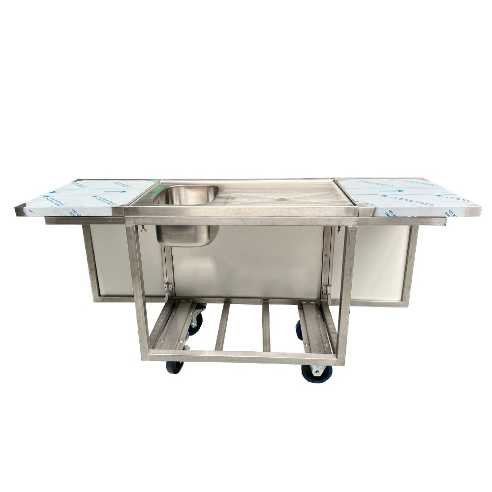 Frame mobiele bar – uitklapbaar RVS - Afbeelding 3