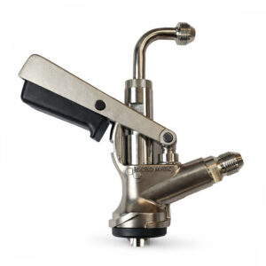 Fustkoppeling korf 2x3/8 Micro Matic met 90° bocht