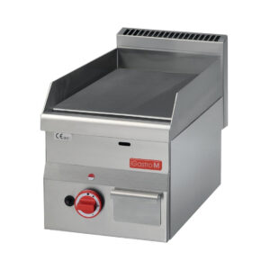 Gastro M 600 gas bakplaat 60_30 FTG gladde plaat - GN020