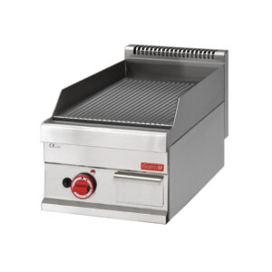 Gastro M 650 gas bakplaat 65_40 FTRG geribbelde plaat - GN057