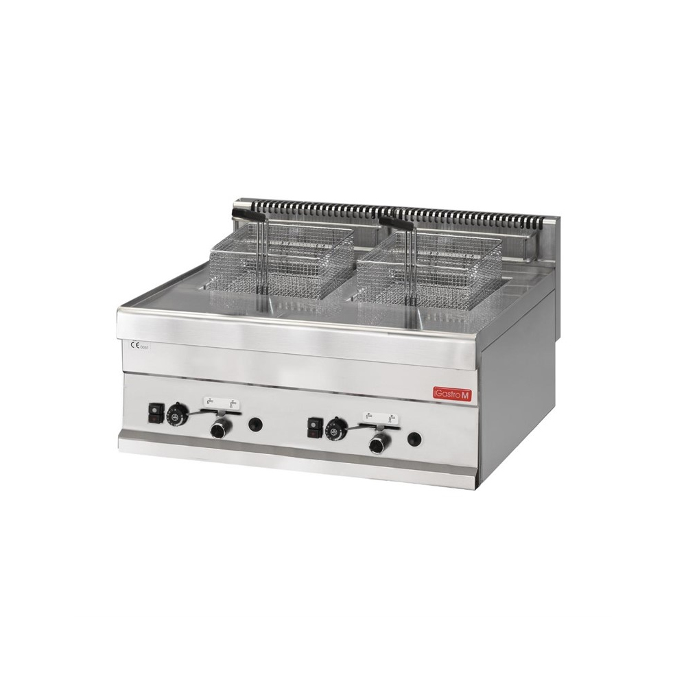 Gastro M 650 gas friteuse 2x 8L 65_70 FRG - GL920