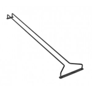 Glazenrek zwart 30 cm - GBC3014
