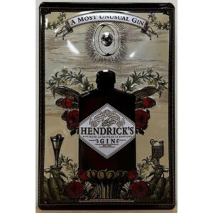 Hendricks Gin reclamebord