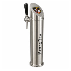 Hertog Jan tapzuil RVS met verlichting
