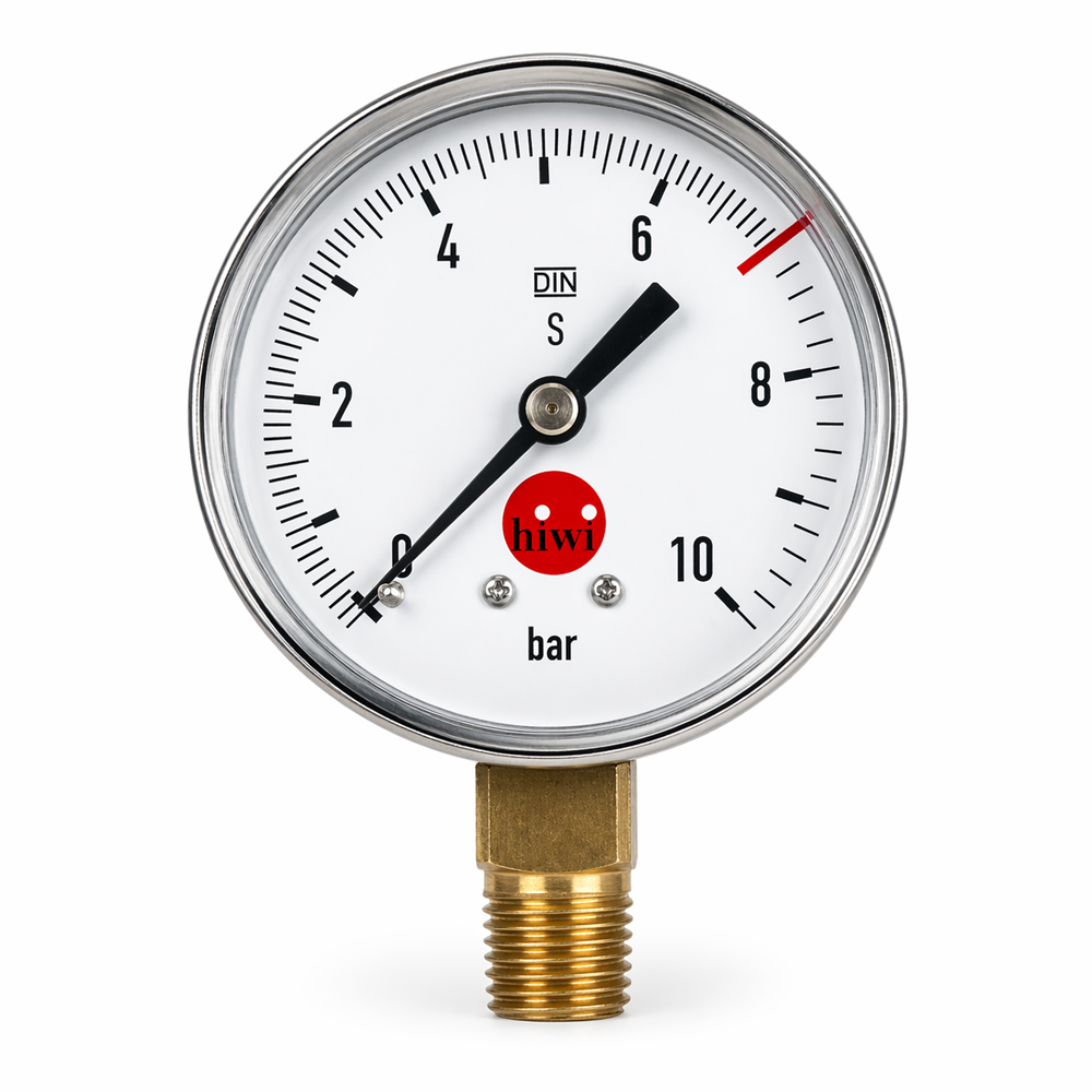 Hiwi Manometer 0-10 bar