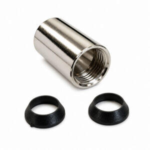 Koppelstuk 2x 3/8 binnendraad