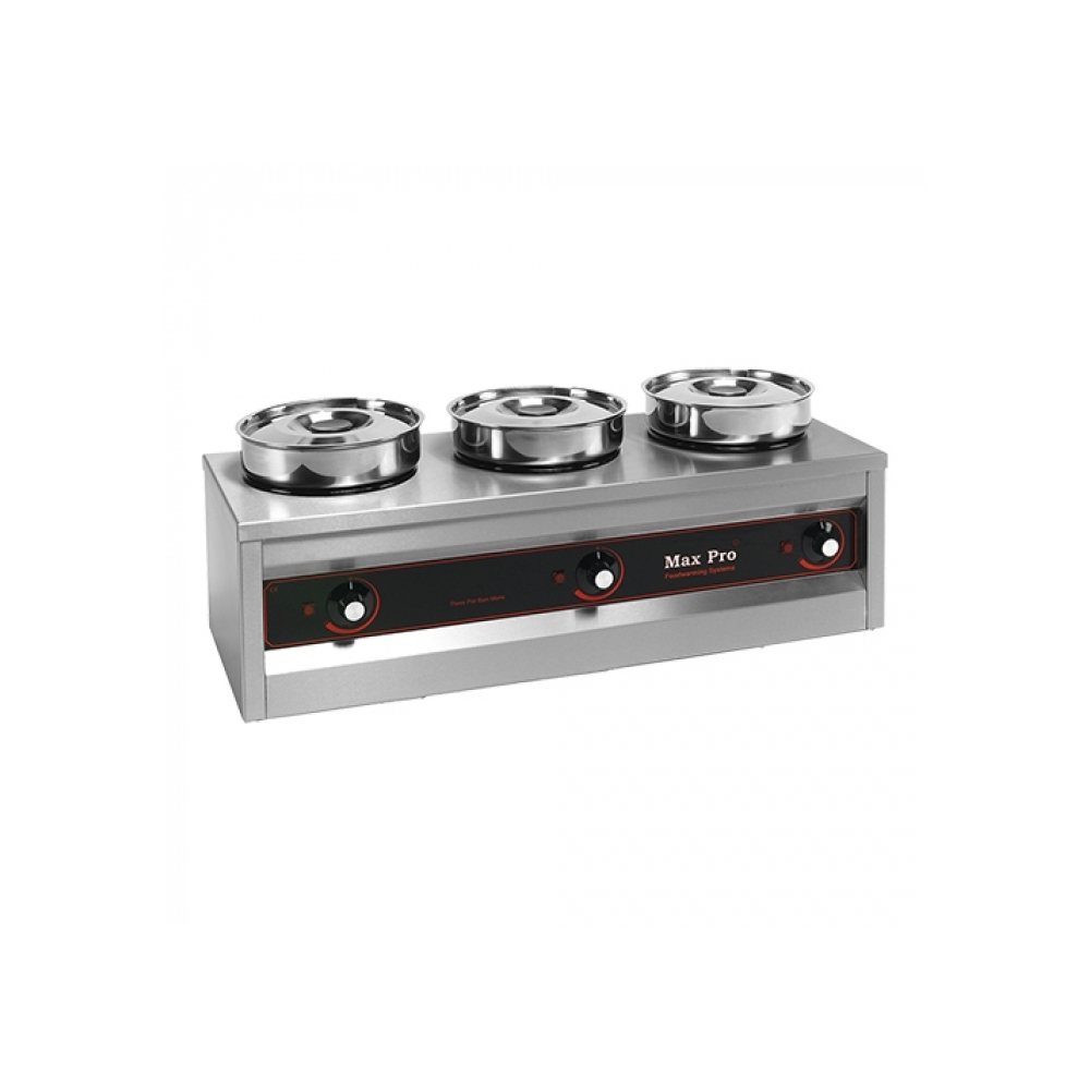 MaxPro Spijzen warmer 3 pannen - 921453