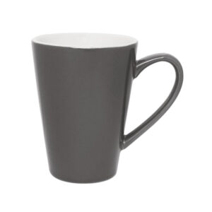 Olympia Café latte bekers grijs 34cl - GL488 (1)