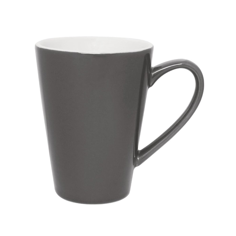 Olympia Café latte bekers grijs 34cl - GL488 (1)