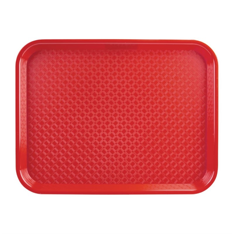 Olympia kristallon polypropyleen dienblad rood 305x415 - P504 (2)