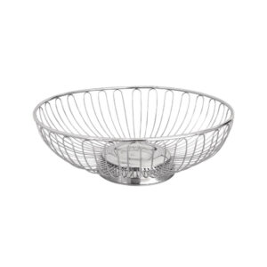 Olympia open brood- en fruitschaal RVS 25,5cm - CD252 (1)