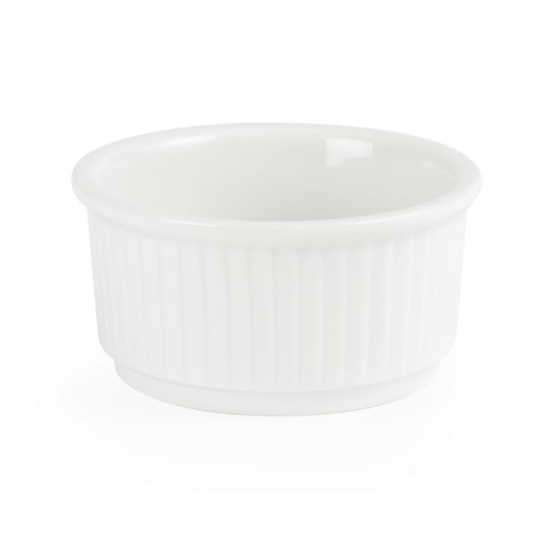 Olympia whiteware stapelbare ramekins 8,5cm (12 stuks) - W421 (5)