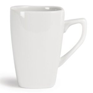Olympia whiteware vierkante mok 28,5cl (12 stuks) - Y108 (1)