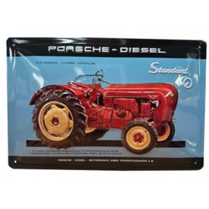 Porsche diesel reclamebord