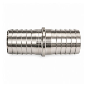 Rechte slangverbinder 10 mm RVS (lengte 60 mm)