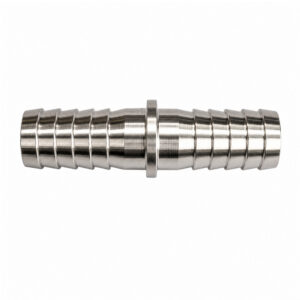 Rechte slangverbinder 7 mm RVS (buitenmaat 10 mm)