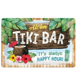 Aloha tiki bar reclamebord