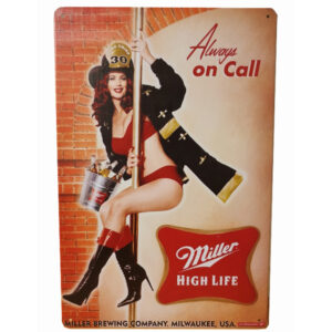 Always on call reclamebord