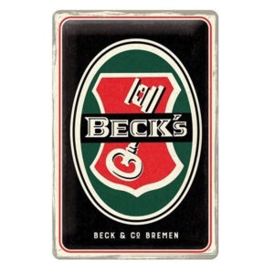 Beck's sleutel reclamebord relief