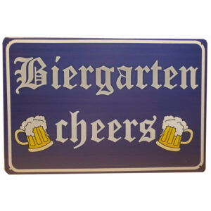 Biergarten Cheers reclamebord