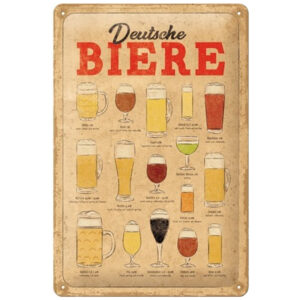 Deutsche biere reclamebord