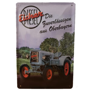 Eicher diesel aus oberbeyern reclamebord