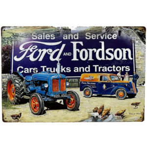 Ford en Fordson reclamebord