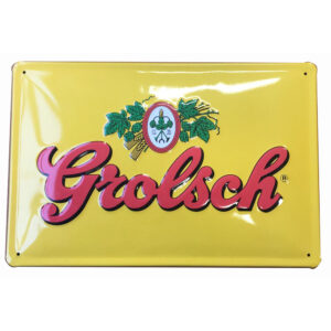 Grolsch reclamebord relief
