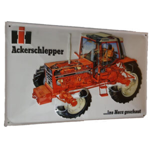 International ackerschlepper 1056XL reclamebord