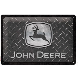 John deere reclamebord zwart
