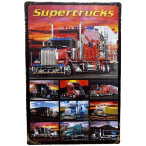 Supertrucks reclamebord