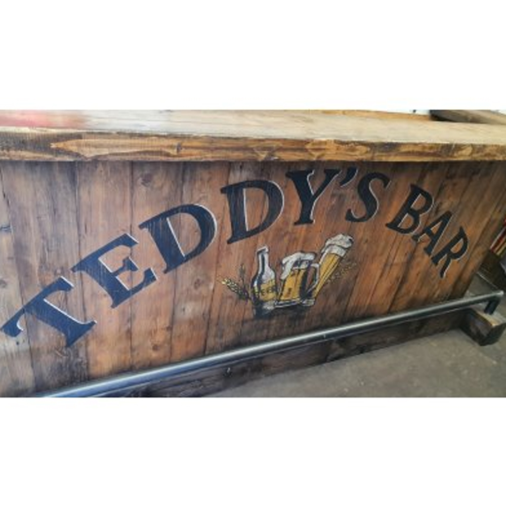 Robuuste Mancave bar met eigen logo - Afbeelding 7