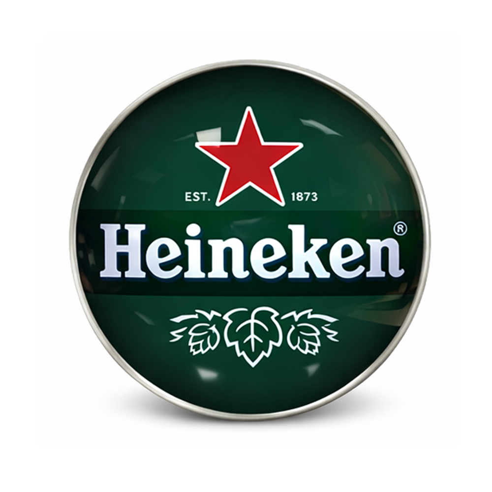 Ronde taplens Heineken bol 69 mm