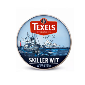 Ronde taplens Texels Skiller Wit bol 69 mm