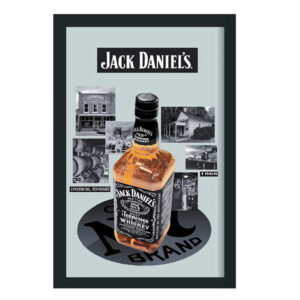 Jack Daniels spiegel met fles