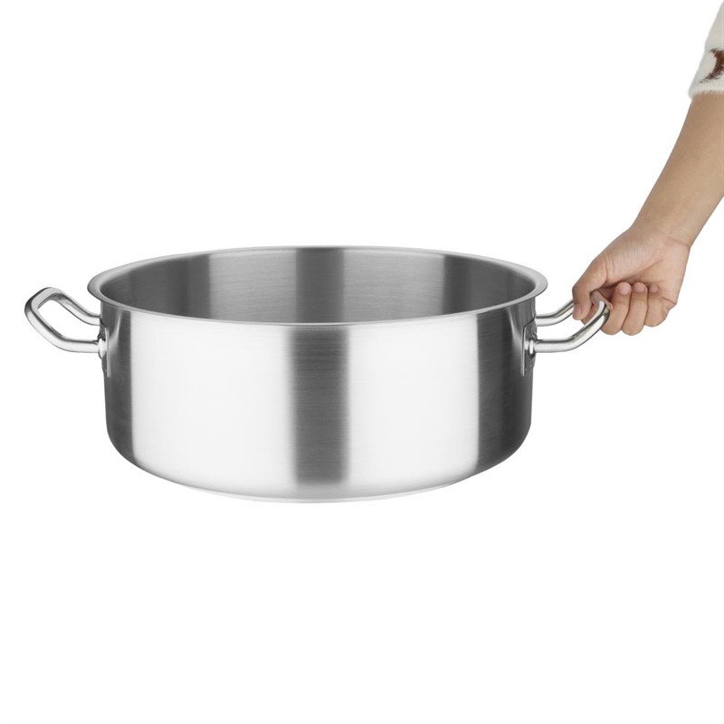 RVS Kookpan laag model - Afbeelding 3