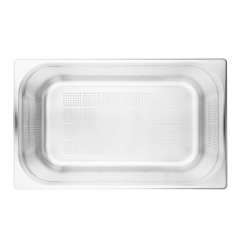 RVS gastronormbak 1/1GN geperforeerd - Afbeelding 2