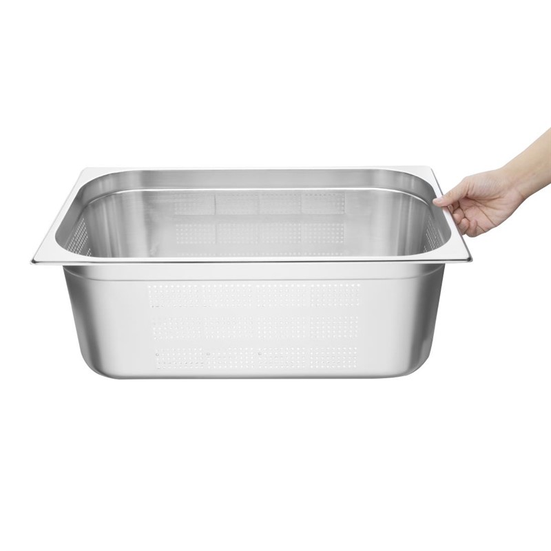 Vogue geperforeerde RVS GN 1_1 bak 200mm - K843 (6)