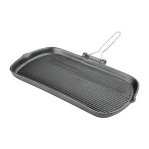 Vogue gietijzeren inductie grillpan 22,5x38cm - K417 (3)