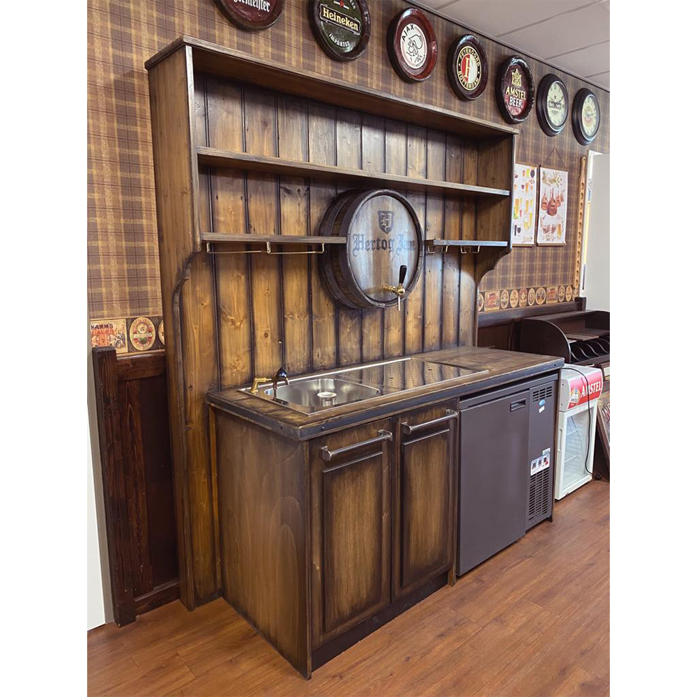 Robuuste wandbar met tapinstallatie - Afbeelding 4