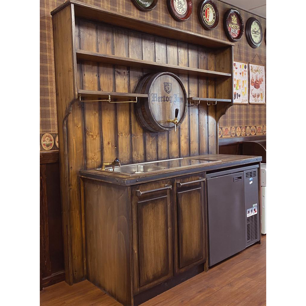 Robuuste wandbar met tapinstallatie - Afbeelding 3