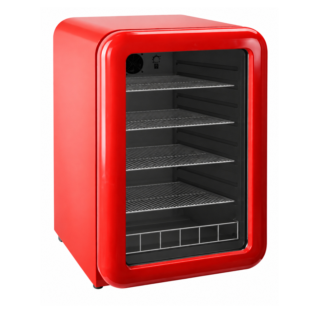 Exquisit Retro Glasdeurkoelkast