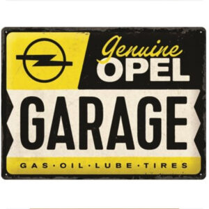 Genuine opel garage reclamebord