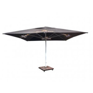 Te huur: Hertog Jan parasol met voet