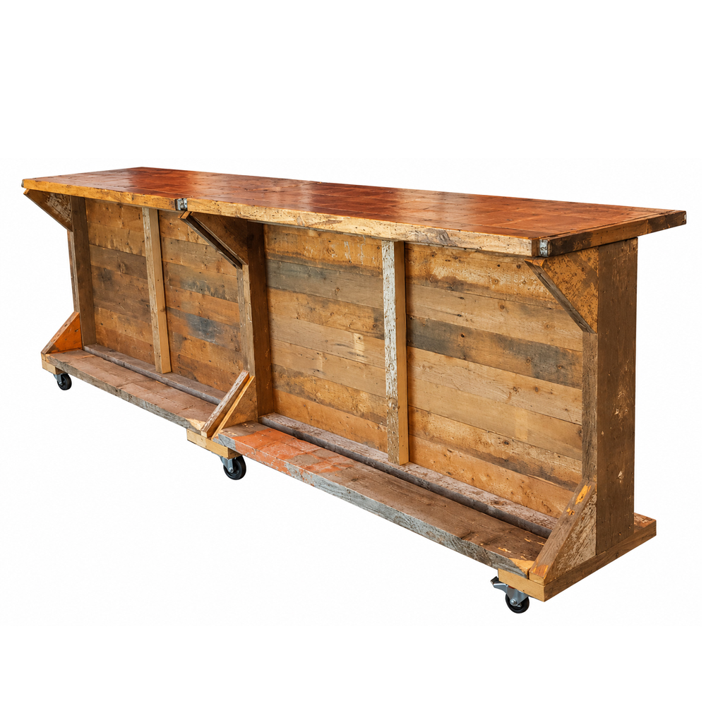 Huur - Houten voorzetbar