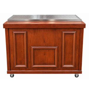 Mobiele houten koelbuffet pubstijl