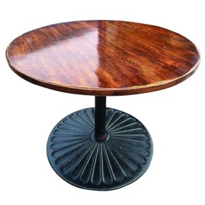 Occasion - Stamtafel rond 100 cm - €100,- excl btw p/s
