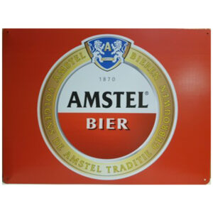 Amstel bier logo metalen pubbord